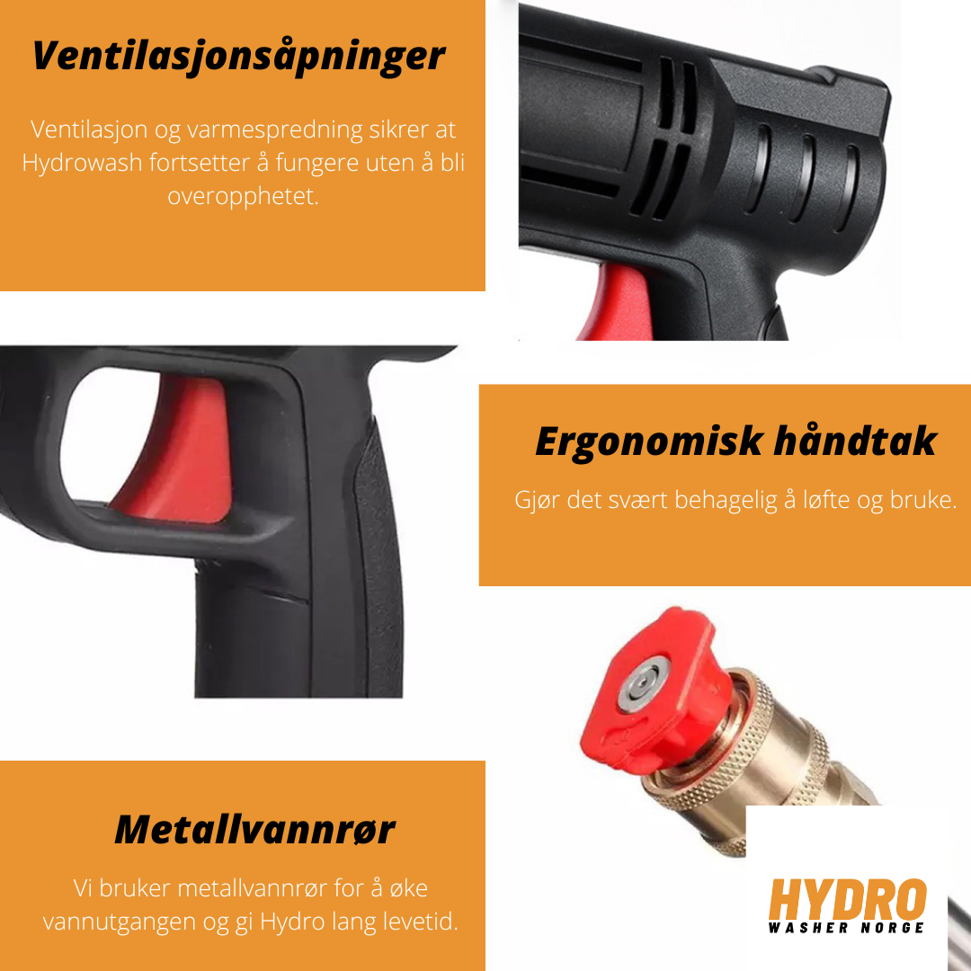 HydroWasher 2.0 - Høytrykkspyleren som vil endre din vaskeopplevelse!